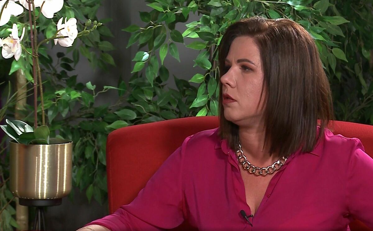 Evija Čeprova, "STV Pirmā!" šova "Kad viņas satiekas" ekrānšāviņš Evija Čeprova, "STV Pirmā!" šova "Kad viņas satiekas" ekrānšāviņš