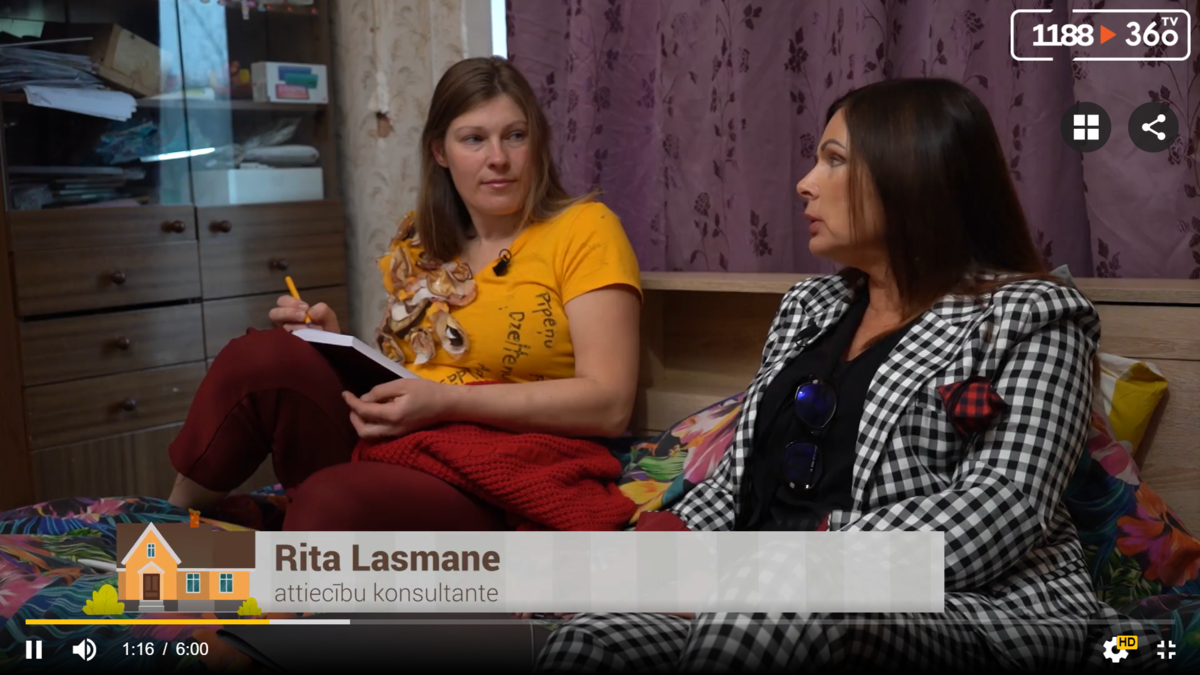 Magone Šutoviene un Rita Lasmane, Play 1188 ekrānšāviņš Magone Šutoviene un Rita Lasmane, Play 1188 ekrānšāviņš