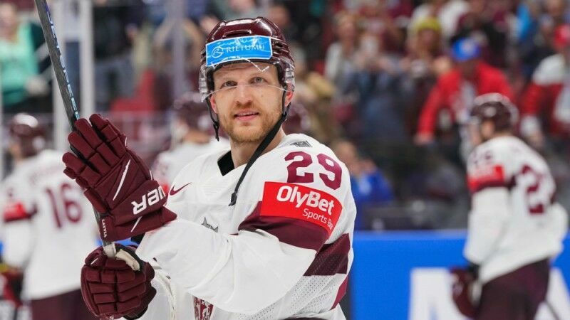 Ralfs Freibergs. Foto: IIHF Ralfs Freibergs. Foto: IIHF