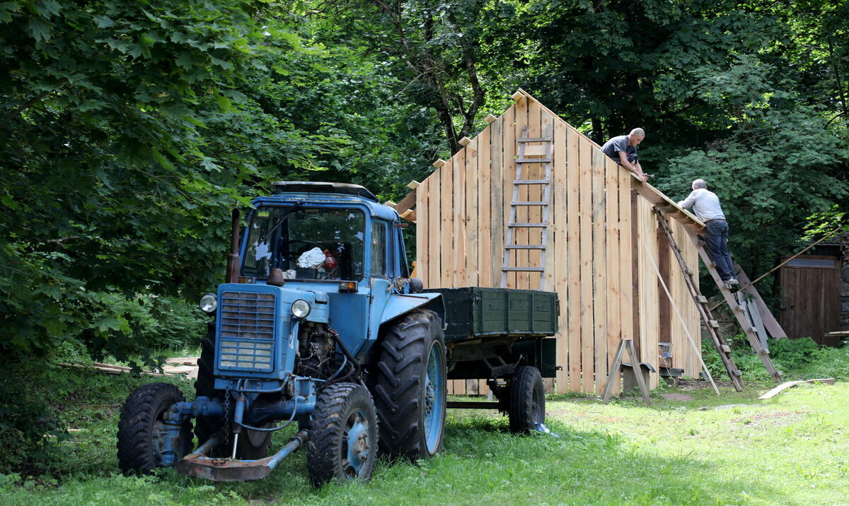 Traktors. Foto: Evija Trifanova/LETA Traktors. Foto: Evija Trifanova/LETA