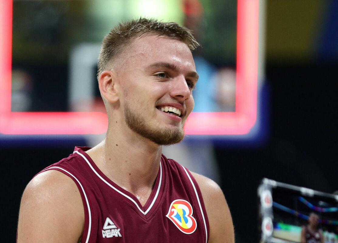 Basketbolists Artūrs Žagars. Foto: REUTERS/Eloisa Lopez Basketbolists Artūrs Žagars. Foto: REUTERS/Eloisa Lopez