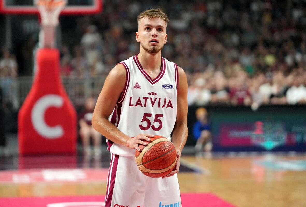 Latvijas vīriešu basketbola valstsvienības spēlētājs Artūrs Žagars Foto: LETA Latvijas vīriešu basketbola valstsvienības spēlētājs Artūrs Žagars Foto: LETA