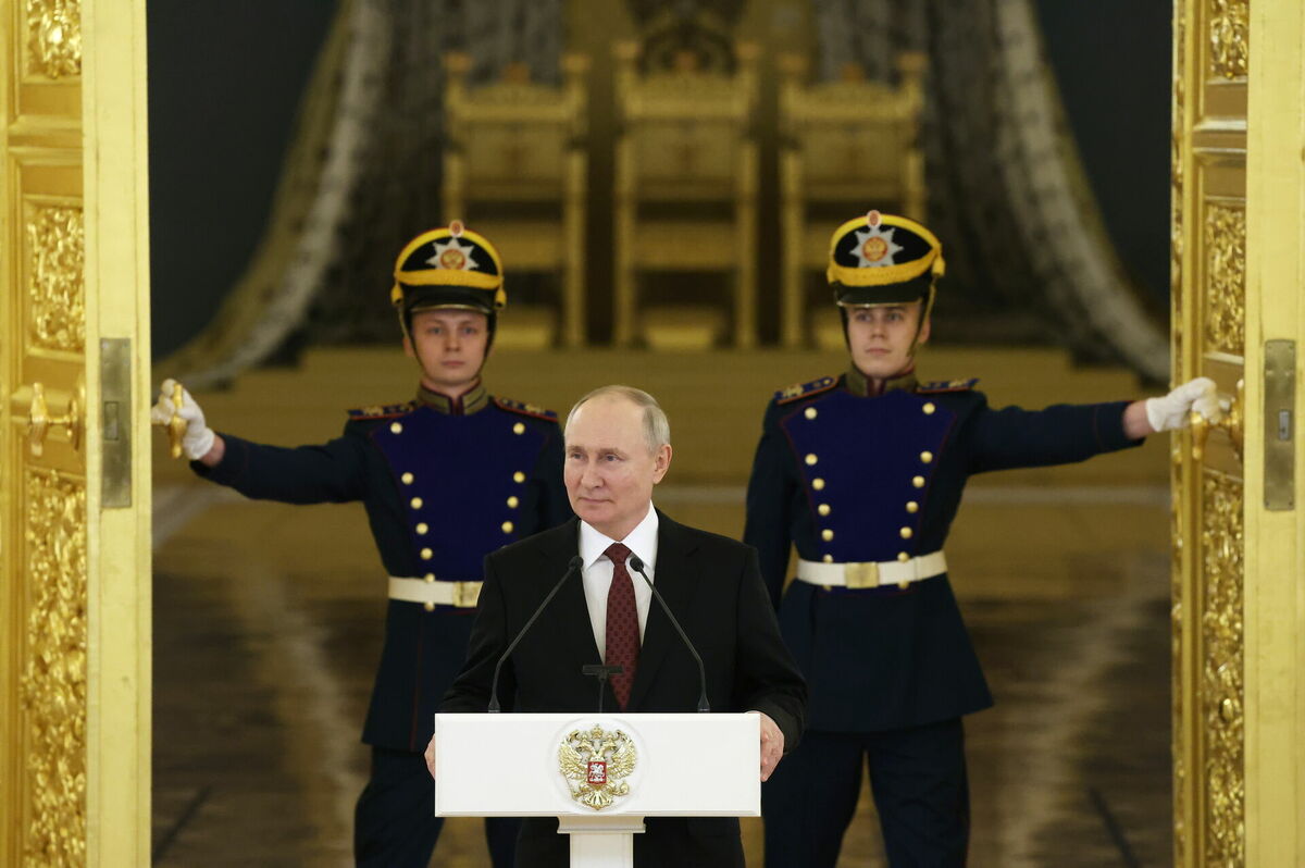 Krievijas diktators Vladimirs Putins. Foto: EPA/VYACHESLAV PROKOFYEV/SPUTNIK/KREMLIN POOL/Scanpix Krievijas diktators Vladimirs Putins. Foto: EPA/VYACHESLAV PROKOFYEV/SPUTNIK/KREMLIN POOL/Scanpix