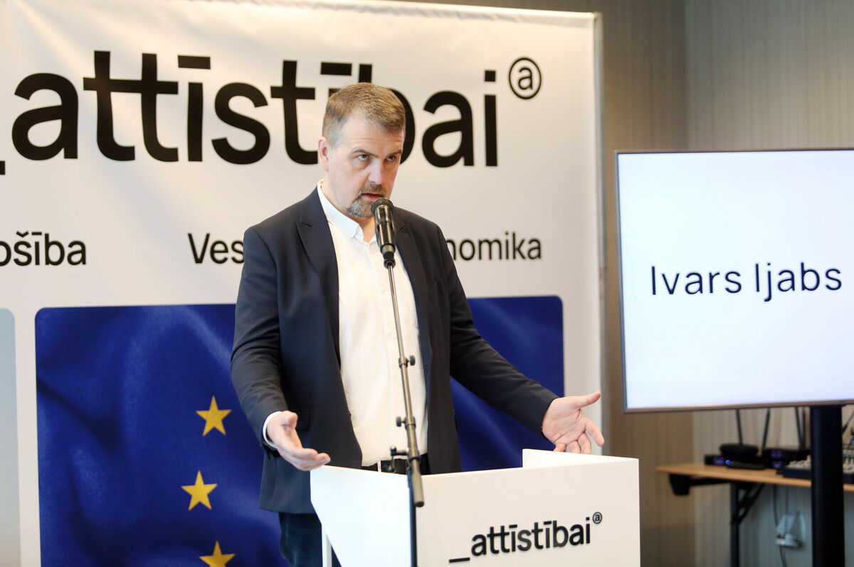 Partijas "Latvijas attīstībai" valdes līdzpriekšsēdētājs, Eiropas Parlamenta deputāts Ivars Ijabs. Foto: Lita Millere/LETA Partijas "Latvijas attīstībai" valdes līdzpriekšsēdētājs, Eiropas Parlamenta deputāts Ivars Ijabs. Foto: Lita Millere/LETA