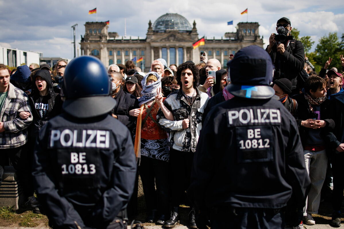 Policija Berlīnē. Foto: scanpix/EPA