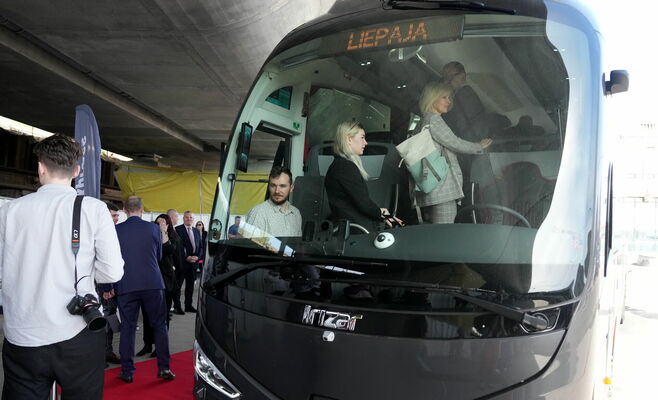 Lux Express autobuss. Foto: Zane Bitere/LETA