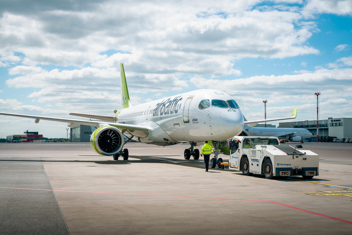 airBaltic lidmašīna. Foto: Publicitātes attēls