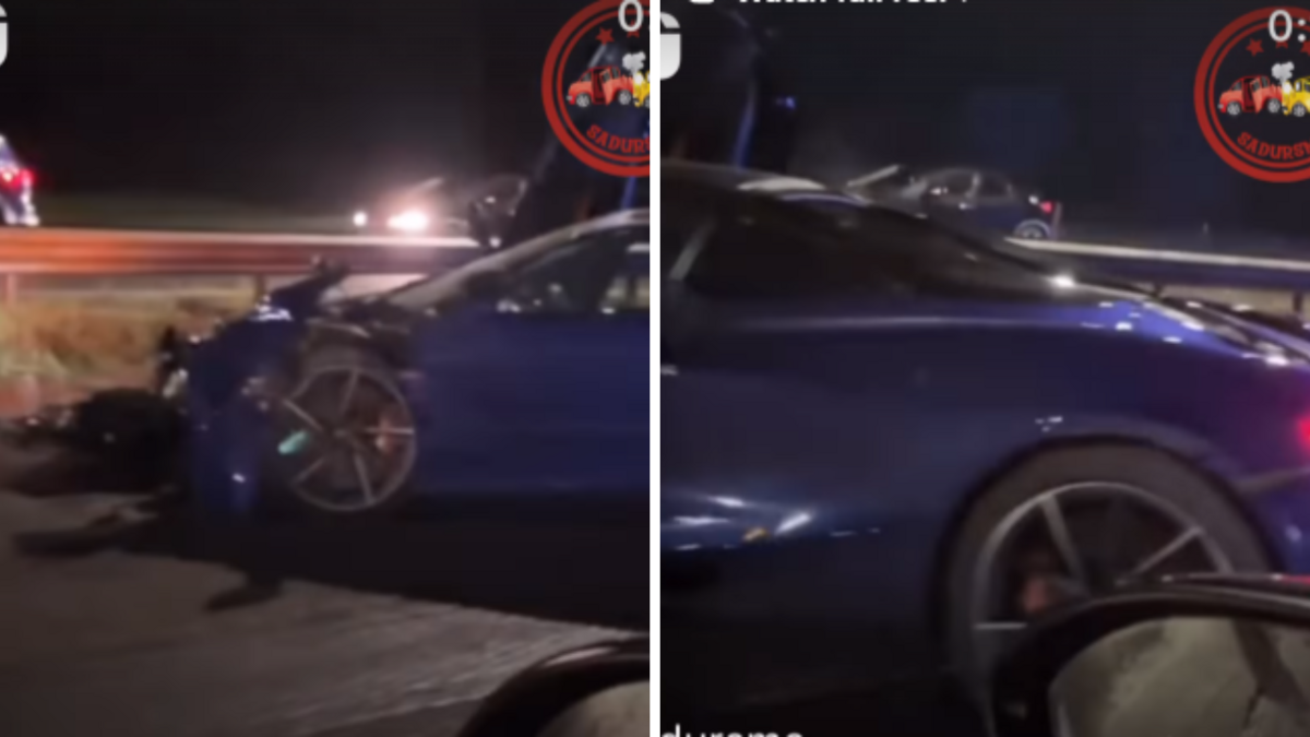 Avārija. Foto: "Instagram"/sadursme Avārija. Foto: "Instagram"/sadursme