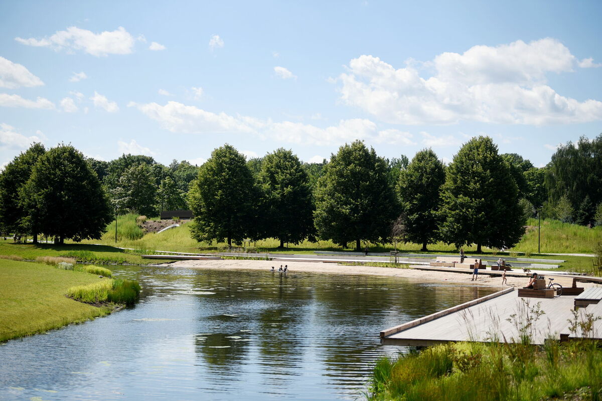Uzvaras parks. Foto: Zane Bitere/LETA Uzvaras parks. Foto: Zane Bitere/LETA