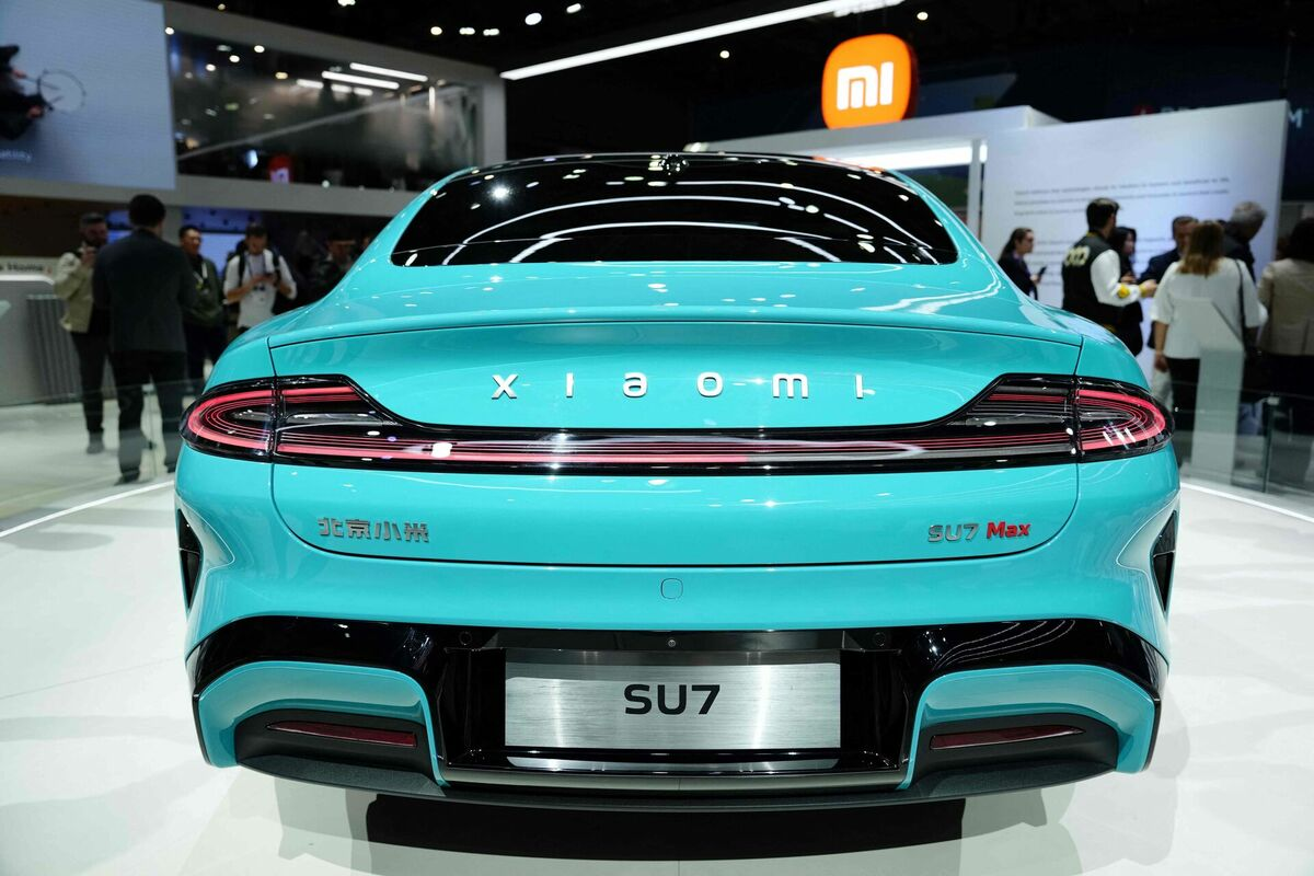 Xiaomi SU7 Max automašīna. Foto: Scanpix / AFP / Scanpix Xiaomi SU7 Max automašīna. Foto: Scanpix / AFP / Scanpix
