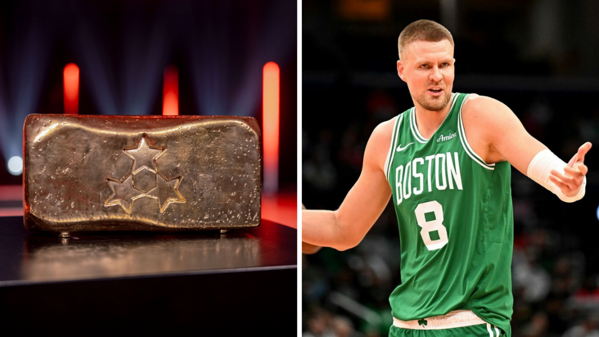 Gada balva sportā un Kristaps Porziņģis. Foto: Olimpiade.lv/Greg Fiume/Getty Images/AFP/Scanpix Gada balva sportā un Kristaps Porziņģis. Foto: Olimpiade.lv/Greg Fiume/Getty Images/AFP/Scanpix