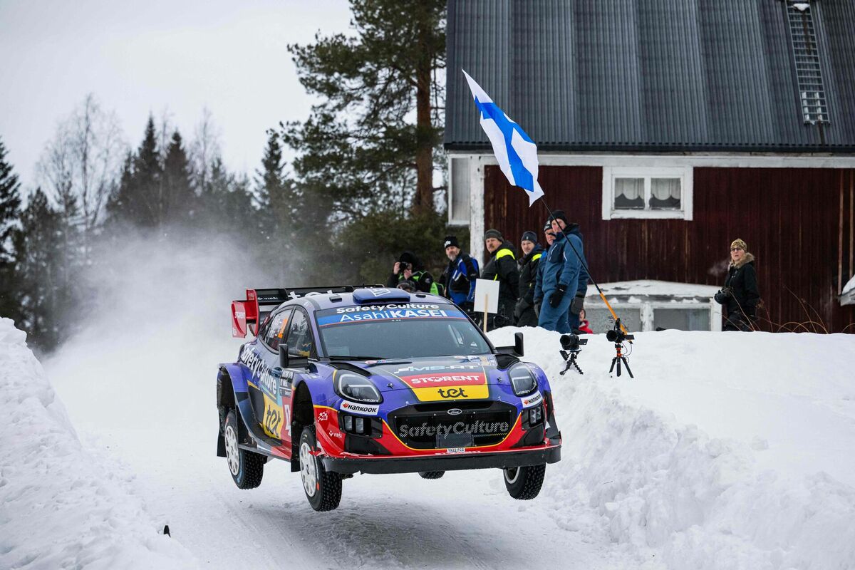 Mārtiņa seska rallija ekipāža. Foto: scanpix/Jonathan NACKSTRAND / AFP Mārtiņa seska rallija ekipāža. Foto: scanpix/Jonathan NACKSTRAND / AFP