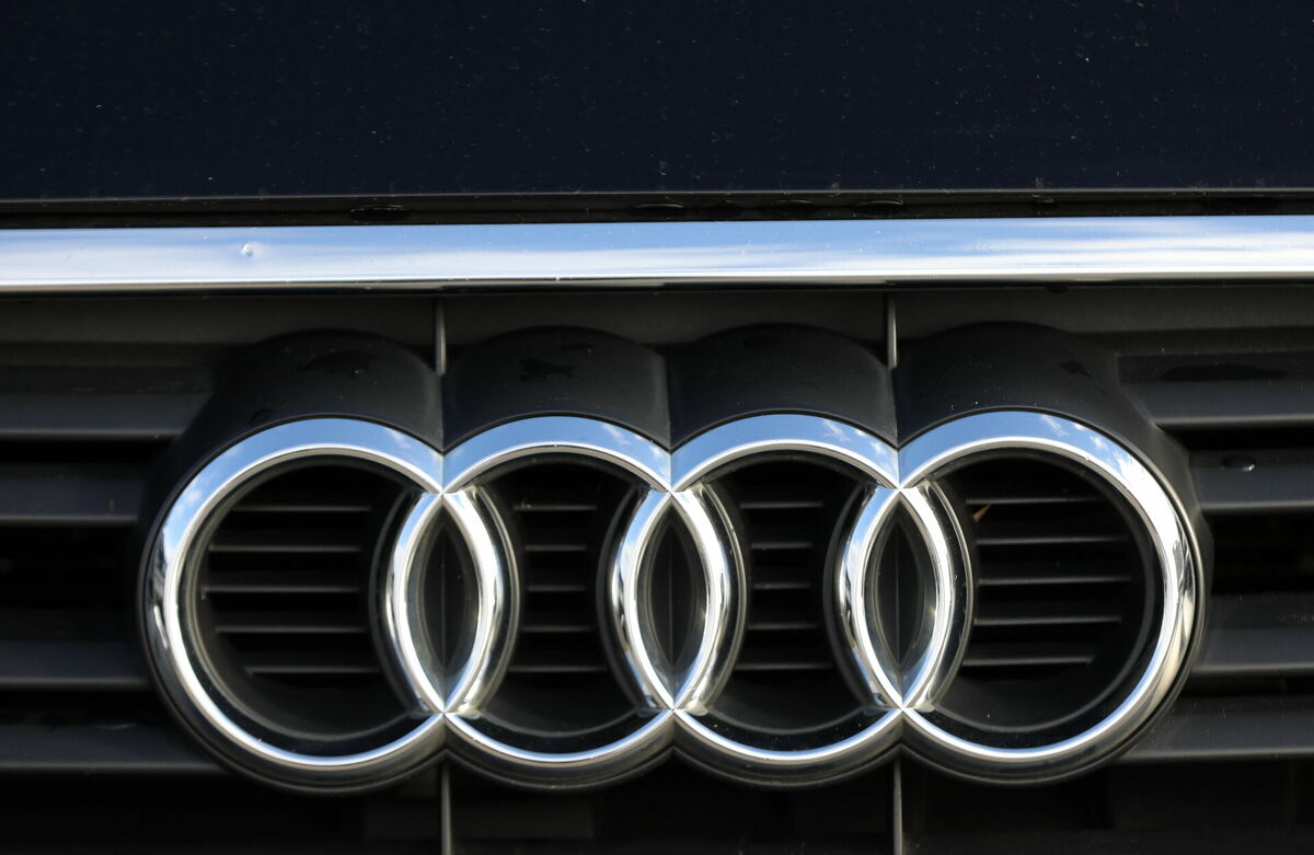 Audi logotips. Foto: Evija Trifanova/LETA Audi logotips. Foto: Evija Trifanova/LETA