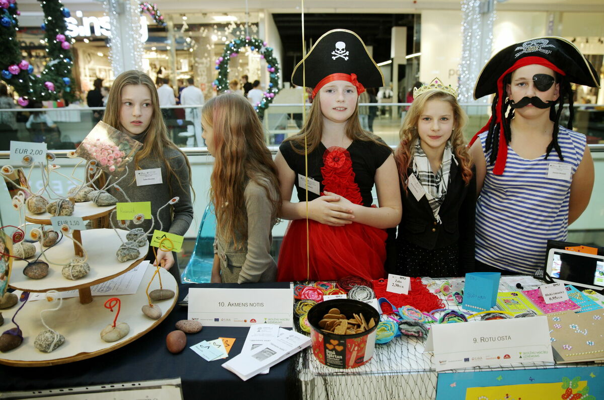 Skolēnu mācību uzņēmums. Foto: Ieva Čīka/LETA Skolēnu mācību uzņēmums. Foto: Ieva Čīka/LETA