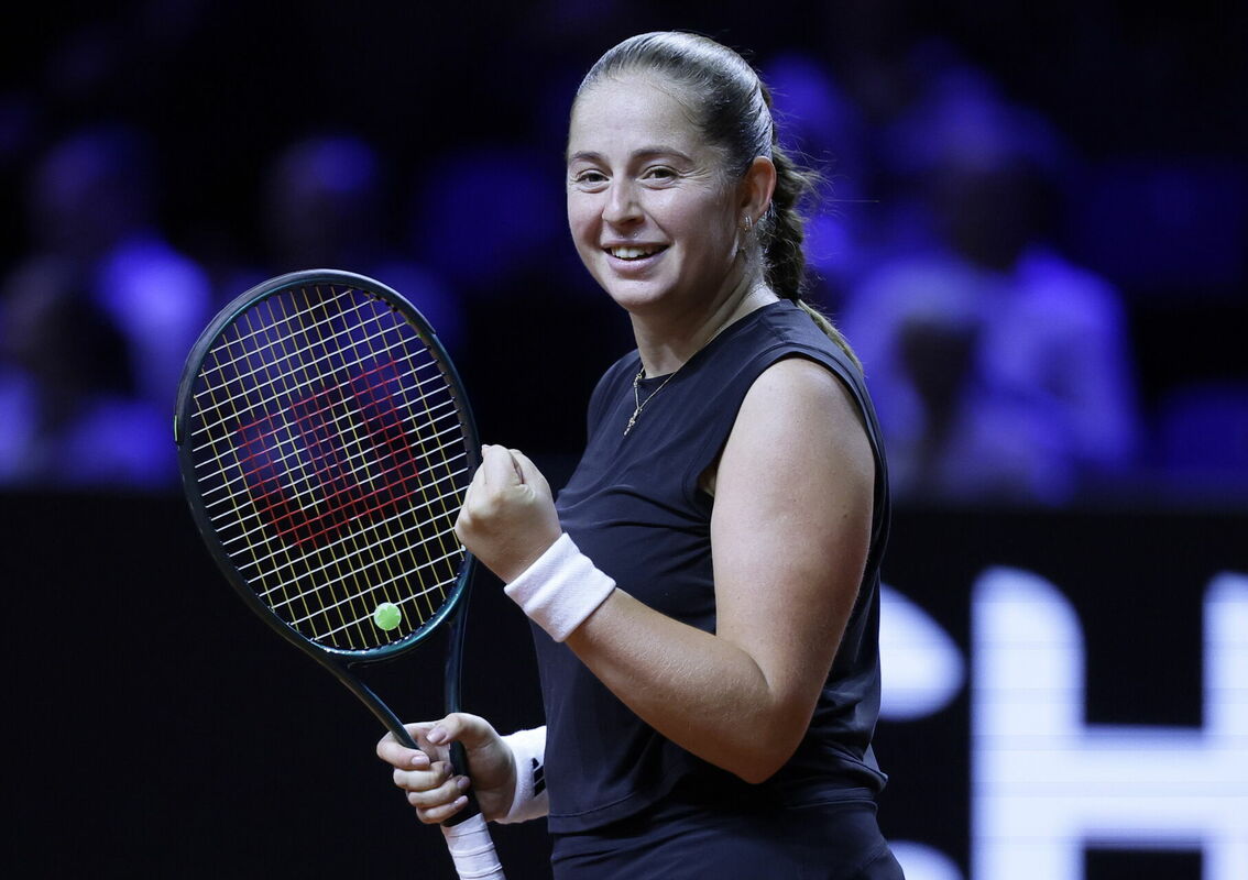 Aļona Ostapenko. Foto: scanpix/EPA/RONALD WITTEK Aļona Ostapenko. Foto: scanpix/EPA/RONALD WITTEK