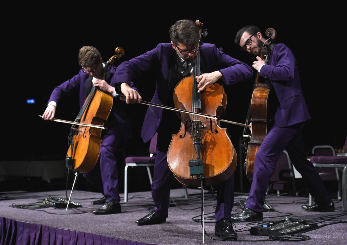 Čellu trio "Melo-M". Foto: Zane Bitere/LETA Čellu trio "Melo-M". Foto: Zane Bitere/LETA
