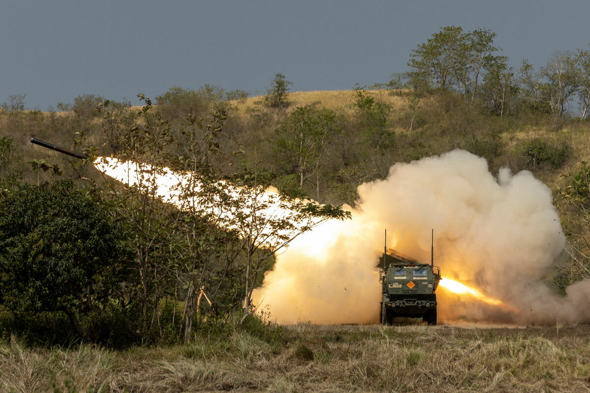 Munīciju raķešu sistēma HIMARS. Foto: REUTERS/Eloisa Lopez/Scanpix Munīciju raķešu sistēma HIMARS. Foto: REUTERS/Eloisa Lopez/Scanpix