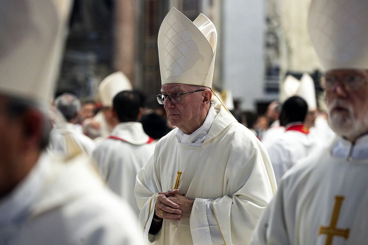 Viens no favorītiem uz pāvesta posteni Pjetro Parolins. Foto: EPA/ANGELO CARCONI/Scanpix Viens no favorītiem uz pāvesta posteni Pjetro Parolins. Foto: EPA/ANGELO CARCONI/Scanpix