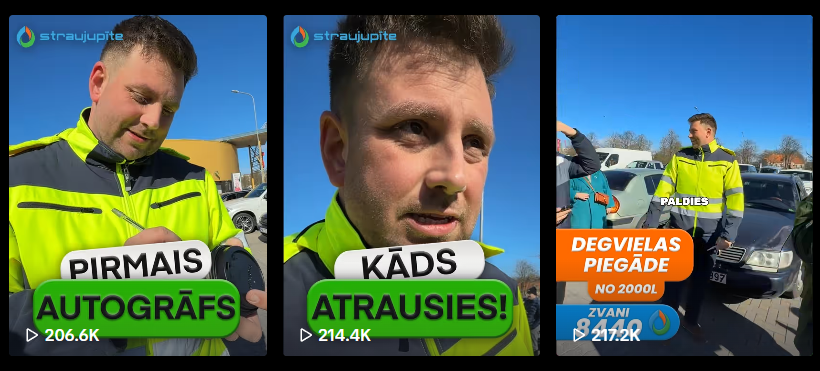 Foto: Straujupīte/TikTok Foto: Straujupīte/TikTok