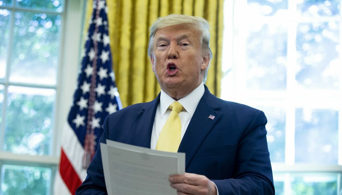 Donalds Tramps. Foto: EPA/MICHAEL REYNOLDS/Scanpix Donalds Tramps. Foto: EPA/MICHAEL REYNOLDS/Scanpix