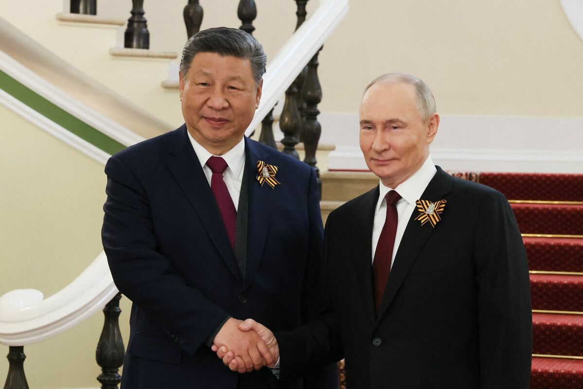 Sji Dzjiņpins un Vladimirs Putins. Foto: Mikhail METZEL / POOL / AFP Sji Dzjiņpins un Vladimirs Putins. Foto: Mikhail METZEL / POOL / AFP