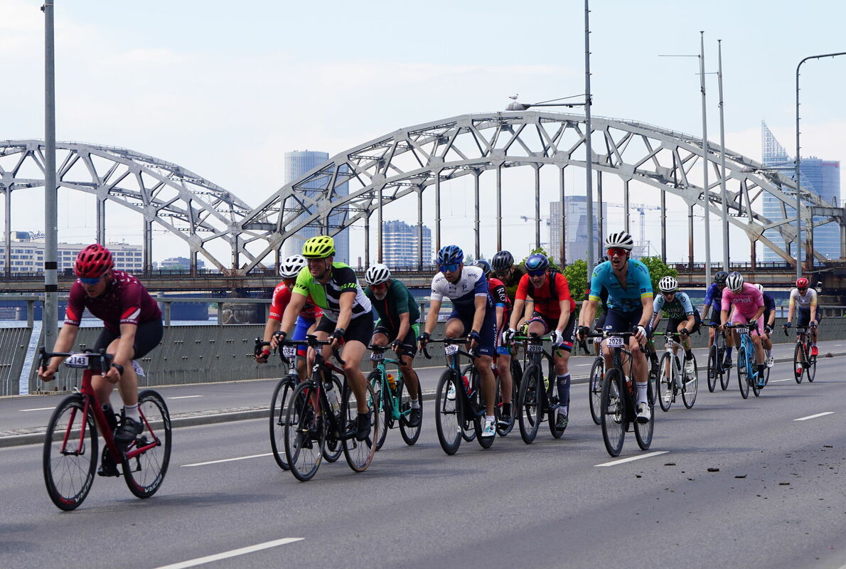 "Toyota" Rīgas velomaratons 2024. gadā. Foto: Evija Trifanova/LETA "Toyota" Rīgas velomaratons 2024. gadā. Foto: Evija Trifanova/LETA