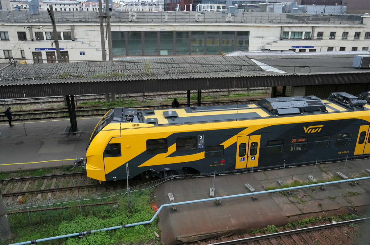 Elektrovilciens "Vivi". Foto: Edijs Pālens/LETA Elektrovilciens "Vivi". Foto: Edijs Pālens/LETA