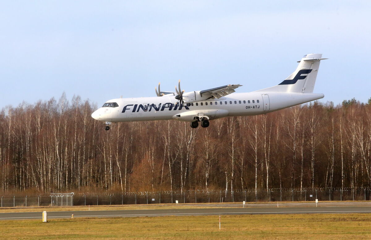 "Finnair" lidmašīna. Foto: Paula Čurkste/LETA "Finnair" lidmašīna. Foto: Paula Čurkste/LETA