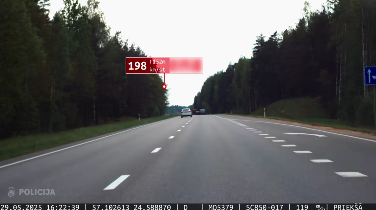 Foto: Ekrānuzņēmums no Valsts policijas videoklipa Foto: Ekrānuzņēmums no Valsts policijas videoklipa