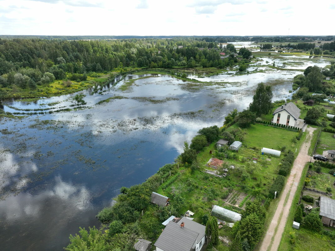 Pārplūdusi Svētes upe Jelgavas novadā. Foto: Evija Trifanova/LETA Pārplūdusi Svētes upe Jelgavas novadā. Foto: Evija Trifanova/LETA
