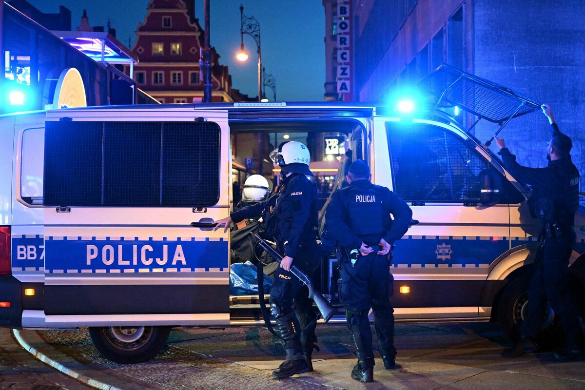 Policisti Polijā. Foto: Sergei GAPON / AFP / Scanpix Policisti Polijā. Foto: Sergei GAPON / AFP / Scanpix