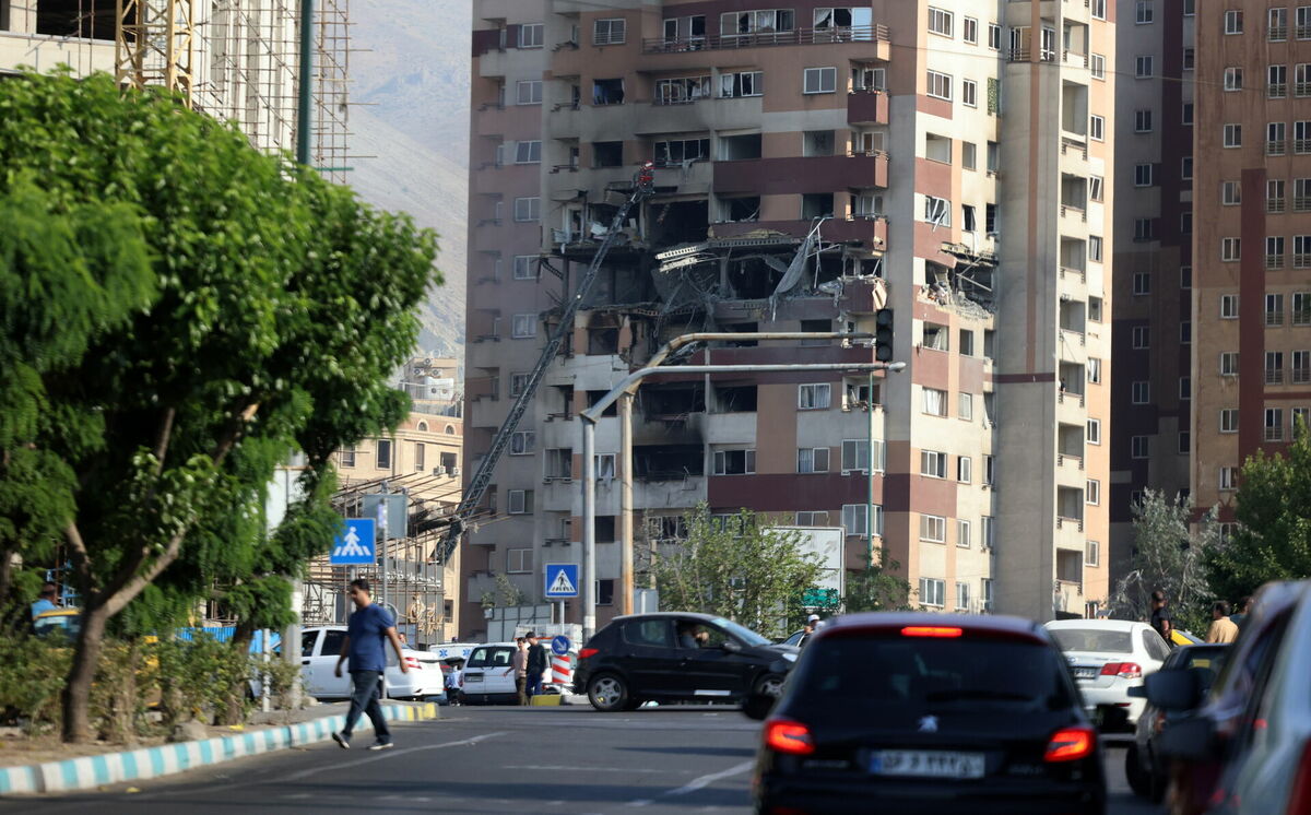 Izraēlas radītie postījumi Irānā. Foto: EPA/ABEDIN TAHERKENAREH Izraēlas radītie postījumi Irānā. Foto: EPA/ABEDIN TAHERKENAREH