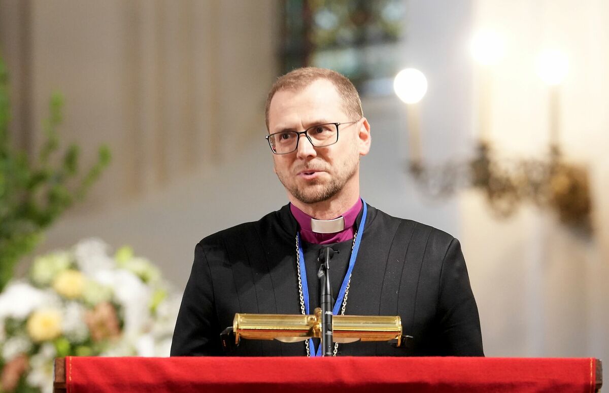 Jaunievēlētais Latvijas Evaņģēliski luteriskās Baznīcas arhibīskaps . Foto: LETA Jaunievēlētais Latvijas Evaņģēliski luteriskās Baznīcas arhibīskaps . Foto: LETA