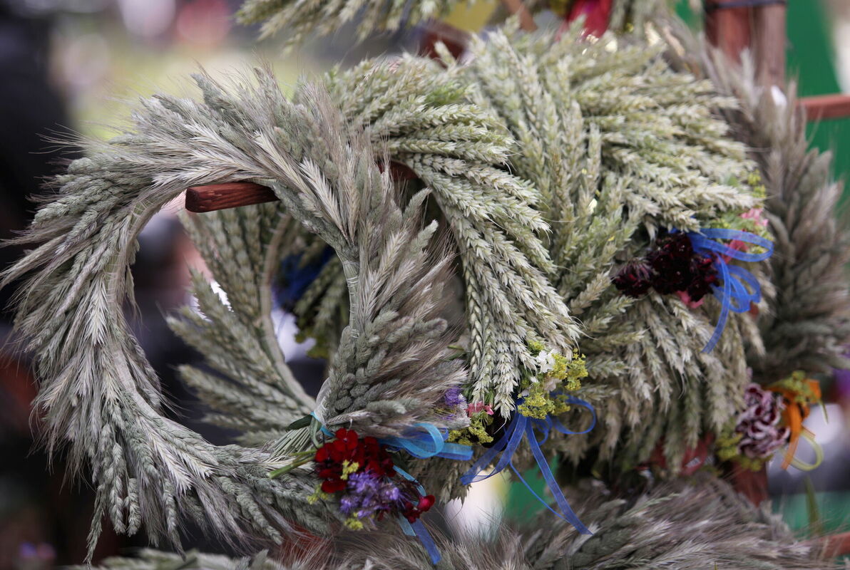 Doma laukumā norisinās tradicionālais Zāļu tirgus. Foto: Paula Čurkste/LETA Doma laukumā norisinās tradicionālais Zāļu tirgus. Foto: Paula Čurkste/LETA