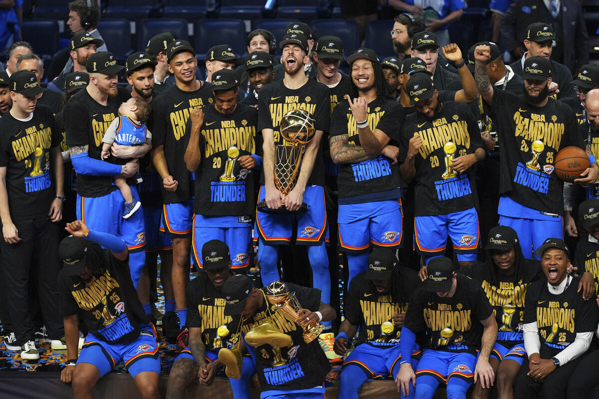 Oklahomasitijas "Thunder". Foto: AP Photo/Nate Billings Oklahomasitijas "Thunder". Foto: AP Photo/Nate Billings