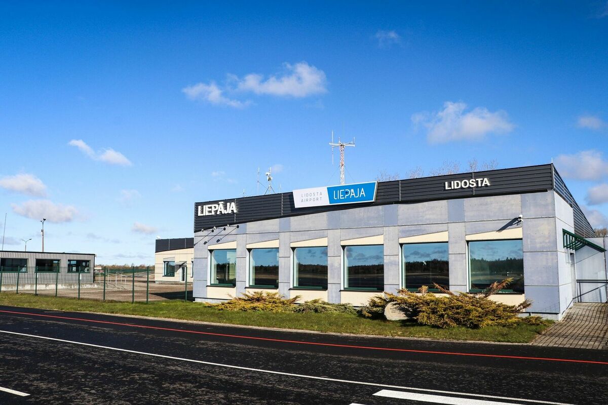 Liepājas lidosta. Foto: Liepāja/Facebook Liepājas lidosta. Foto: Liepāja/Facebook