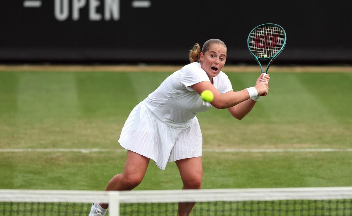Aļona Ostapenko. Foto: Reuters/Paul Childs/Scanpix Aļona Ostapenko. Foto: Reuters/Paul Childs/Scanpix