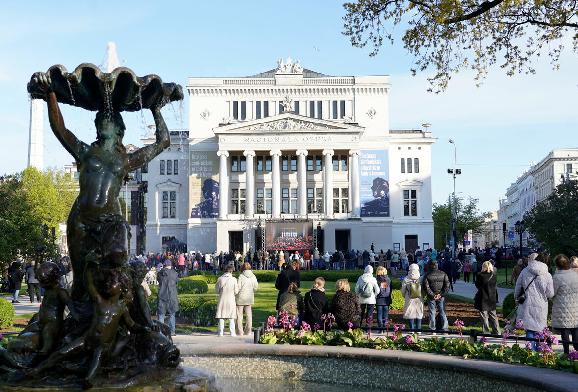 Latvijas Nacionālās operas ēka. Foto: Paula Čurkste/LETA Latvijas Nacionālās operas ēka. Foto: Paula Čurkste/LETA