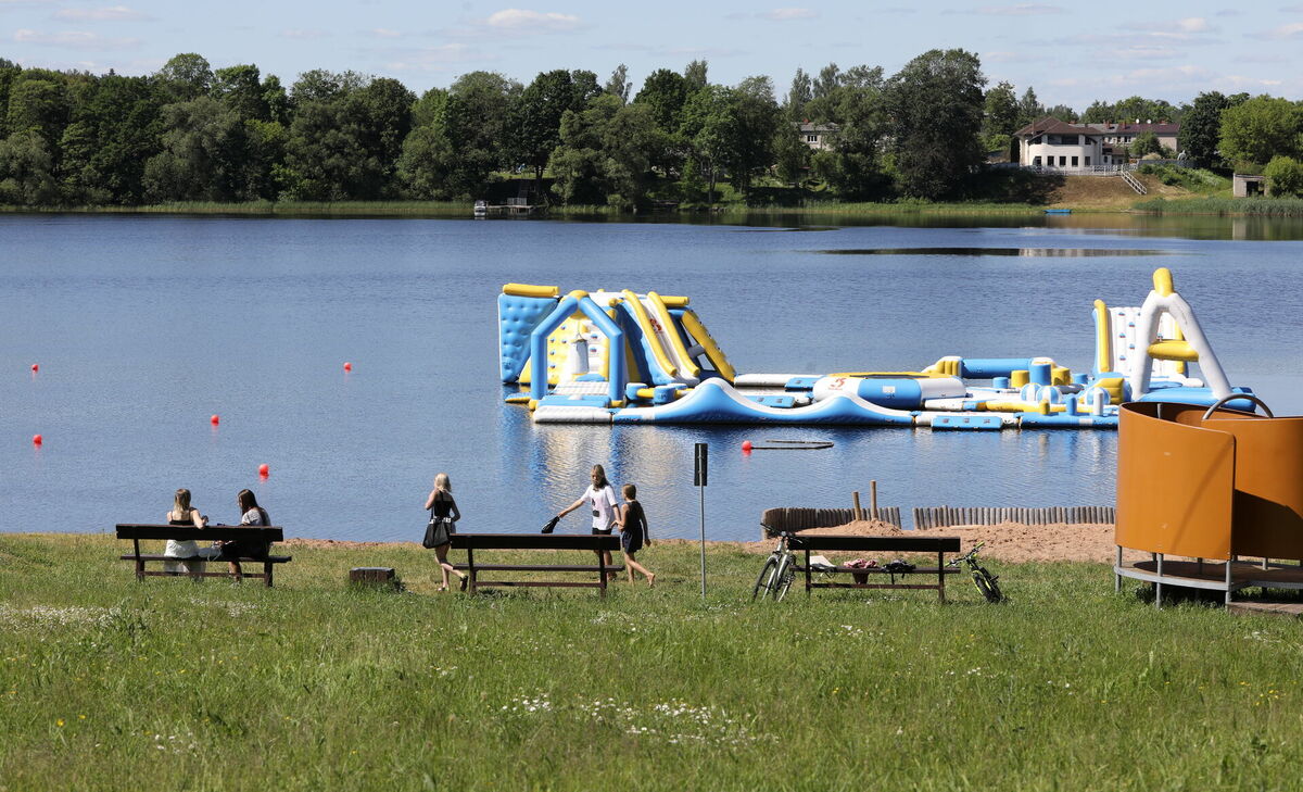 Balvu ezera peldvieta. Foto: Evija Trifanova/LETA Balvu ezera peldvieta. Foto: Evija Trifanova/LETA