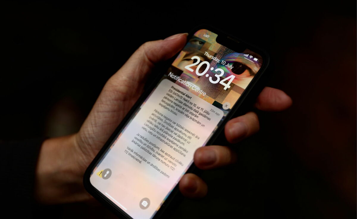 Šūnapraides paziņojums. Foto: LETA Šūnapraides paziņojums. Foto: LETA