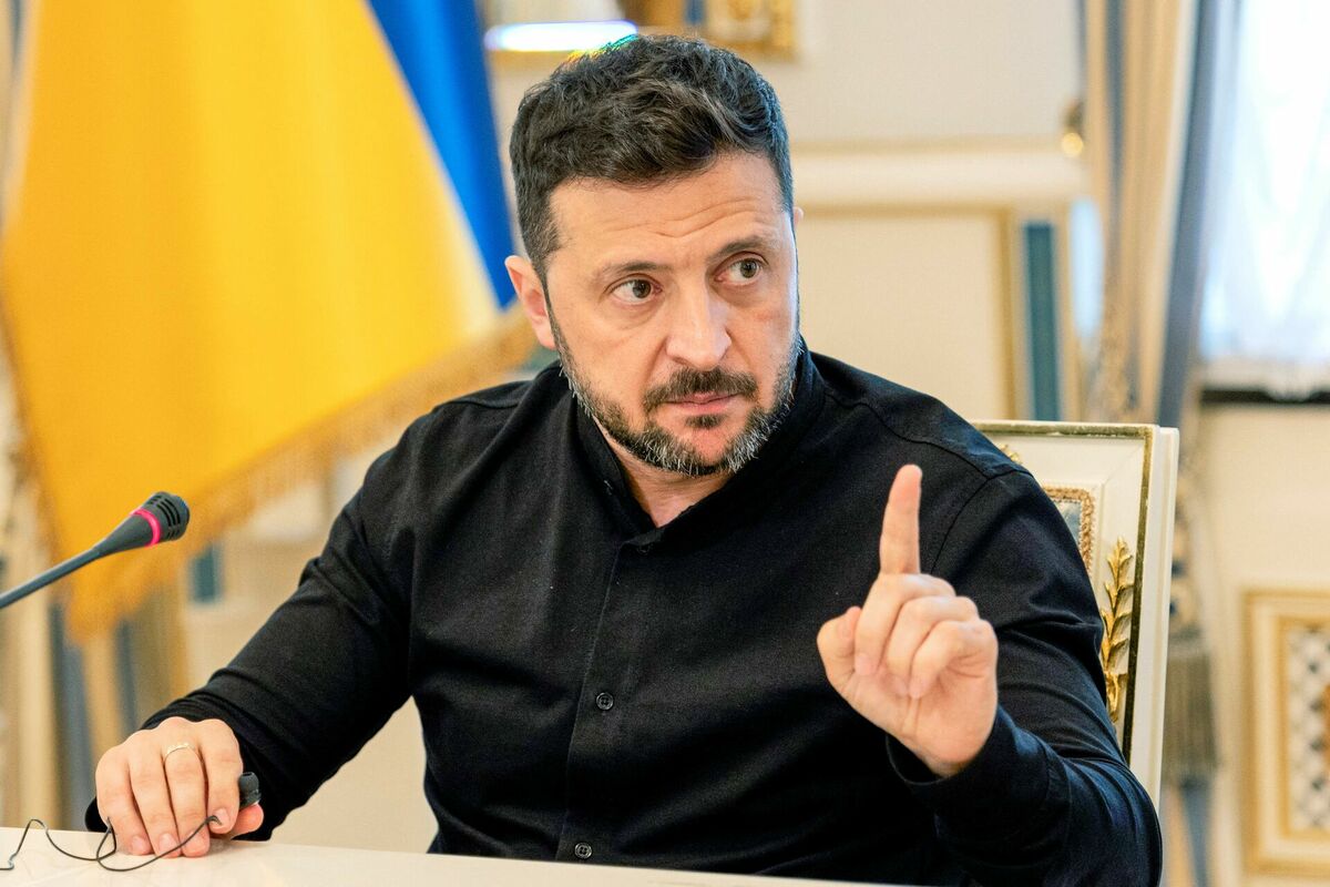 Volodimirs Zelenskis. Foto: Tetiana DZHAFAROVA / AFP Volodimirs Zelenskis. Foto: Tetiana DZHAFAROVA / AFP