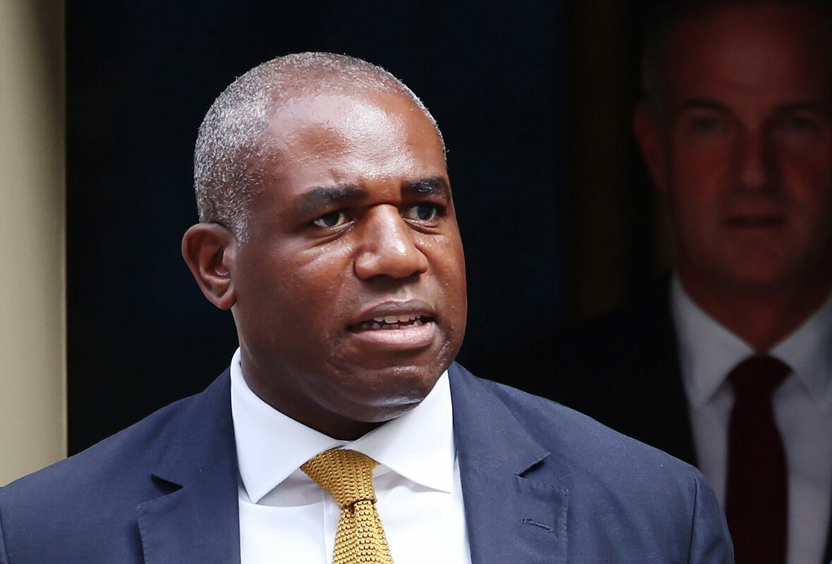 Lielbritānijas ārlietu ministrs Deivids Lamijs. Foto: EPA/ANDY RAIN/Scanpix Lielbritānijas ārlietu ministrs Deivids Lamijs. Foto: EPA/ANDY RAIN/Scanpix