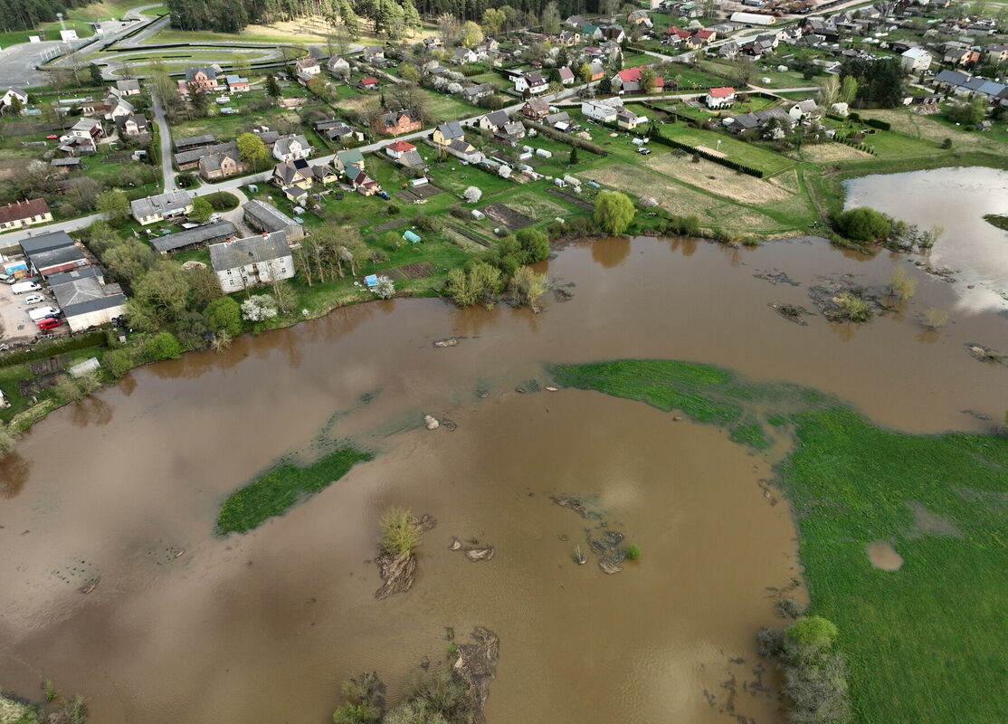 Pārplūdusi Abavas upe pie Kandavas. Foto: kaspars Nordens/LETA Pārplūdusi Abavas upe pie Kandavas. Foto: kaspars Nordens/LETA