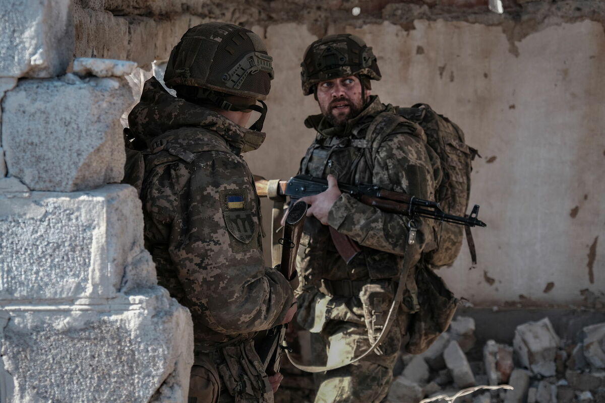 Ukrainas armijas karavīri. Foto: scanpix/EPA/MARIA SENOVILLA Ukrainas armijas karavīri. Foto: scanpix/EPA/MARIA SENOVILLA