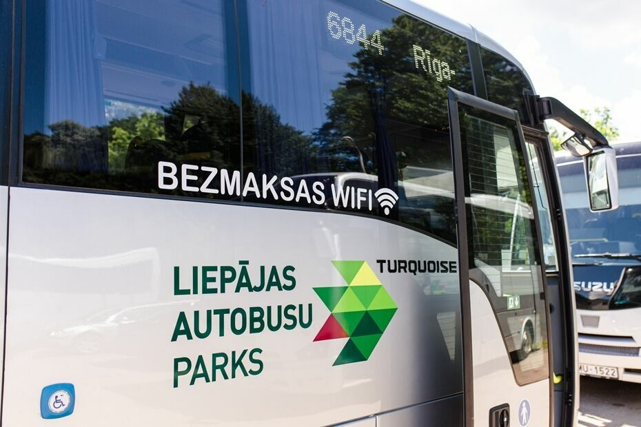 "Liepājas autobusu parks" autobuss. Foto: Publicitātes "Liepājas autobusu parks" autobuss. Foto: Publicitātes