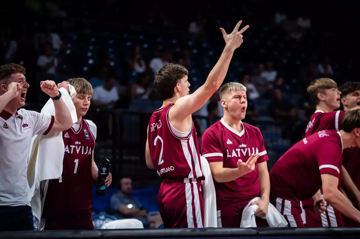 Latvijas U18 basketbola izlase. Foto: FIBA Latvijas U18 basketbola izlase. Foto: FIBA
