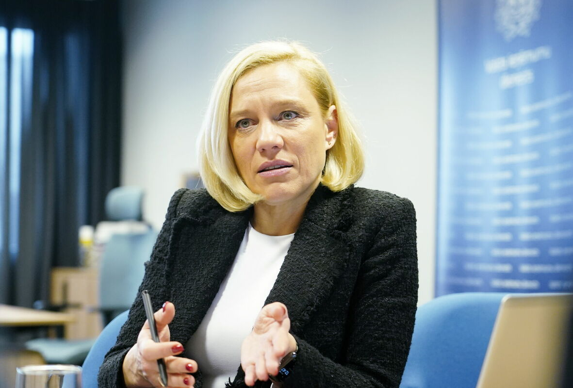 Valsts ieņēmumu dienesta ģenerāldirektore Baiba Šmite-Roķe. Foto: Paula Čurkste/LETA Valsts ieņēmumu dienesta ģenerāldirektore Baiba Šmite-Roķe. Foto: Paula Čurkste/LETA