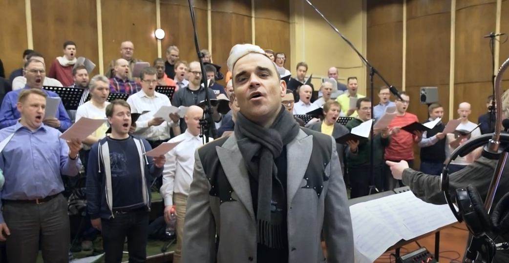 Foto: Ekrānuzņēmums no Robbie Williams/Youtube Foto: Ekrānuzņēmums no Robbie Williams/Youtube