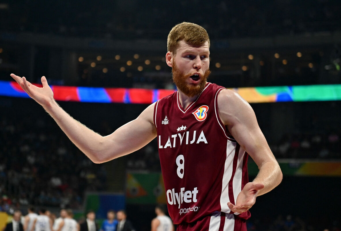 Dāvis Bertāns. Foto: scanpix/REUTERS/Lisa Marie David Dāvis Bertāns. Foto: scanpix/REUTERS/Lisa Marie David