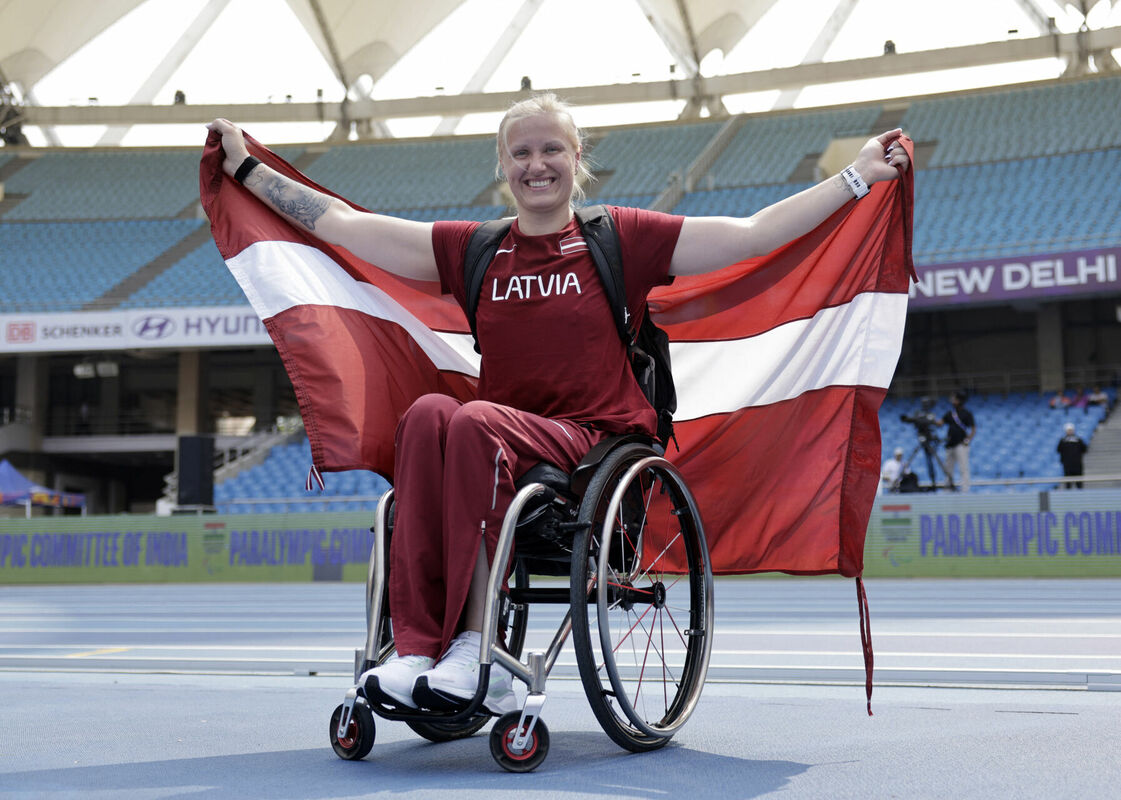 Diāna Krūmiņa. Foto: scanpix/F55 REUTERS/Anushree Fadnavis Diāna Krūmiņa. Foto: scanpix/F55 REUTERS/Anushree Fadnavis